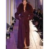 THE BORDEAUX COAT – VIRGIN WOOL & MONGOLIAN LAMB
