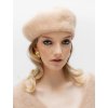 THE ANGORA CAMEL BERET MONOGRAM