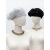 THE ANGORA GREY BERET MONOGRAM