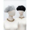 THE ANGORA GREY BERET MONOGRAM