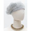 THE ANGORA GREY BERET MONOGRAM