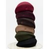 WOOL BLACK HAT BERET MONOGRAM