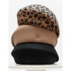 WOOL LEOPARD HAT BERET MONOGRAM