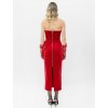 THE RED VELVET GOWN WITH DETACHABLE TRAIN