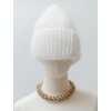 ANGORA HAT WHITE COFFEE