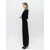 RENTAL BLACK SCULPTED SHOULDERS GOWN