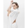 RENTAL SCULPTED WHITE DRAPE GOWN – LIMITED EDITION