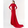 ROUGE SILHOUETTE CORSET DRESS