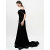 THE VELVET CRISTAL GOWN.