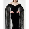 THE ELZA FRINGE GOWN.