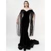 THE ELZA FRINGE GOWN.