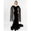 THE ELZA FRINGE GOWN.