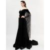 THE ELZA FRINGE GOWN.