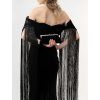 THE ELZA FRINGE GOWN.