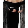 THE ELZA FRINGE GOWN.
