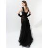 DRESS NOIR VEIL