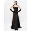 DRESS NOIR VEIL