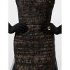 DRESS NOIR VEIL