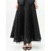 BLACK LACE SKIRT