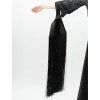 NOIR FRINGE BAG