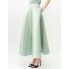 SAGE SATIN SKIRT
