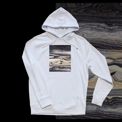 mikina s kapuci single white keporkati rodina