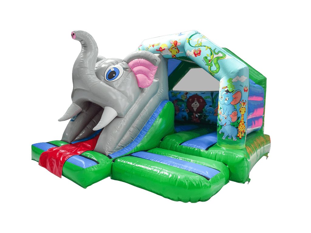 15x12ft 3D Elephant Front Slide Combi 5
