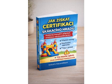 Jak na certifikaci skákacího hradu  Praktický manuál k přípravě certifikace nafukovacích atrakcí
