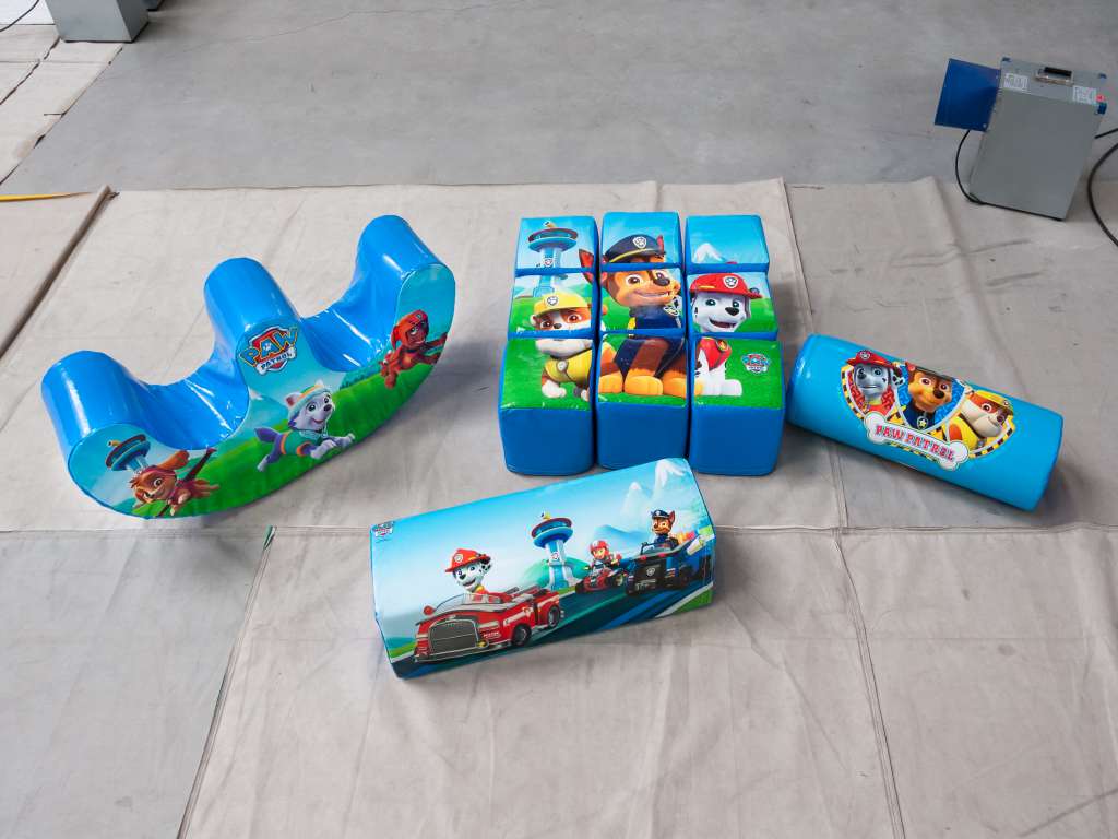 Soft play pěnové tvary 12 kusů TÉMATIKA: Paw Patrol