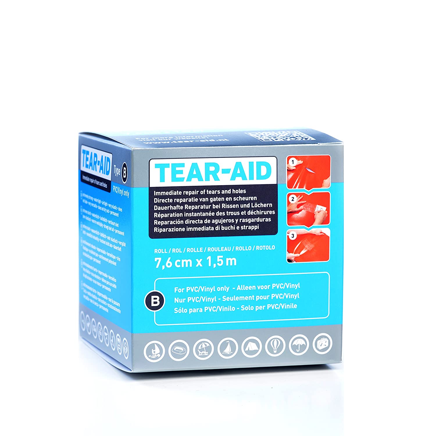 Tear Aid typ B - 150cm lepící páska na atrakce