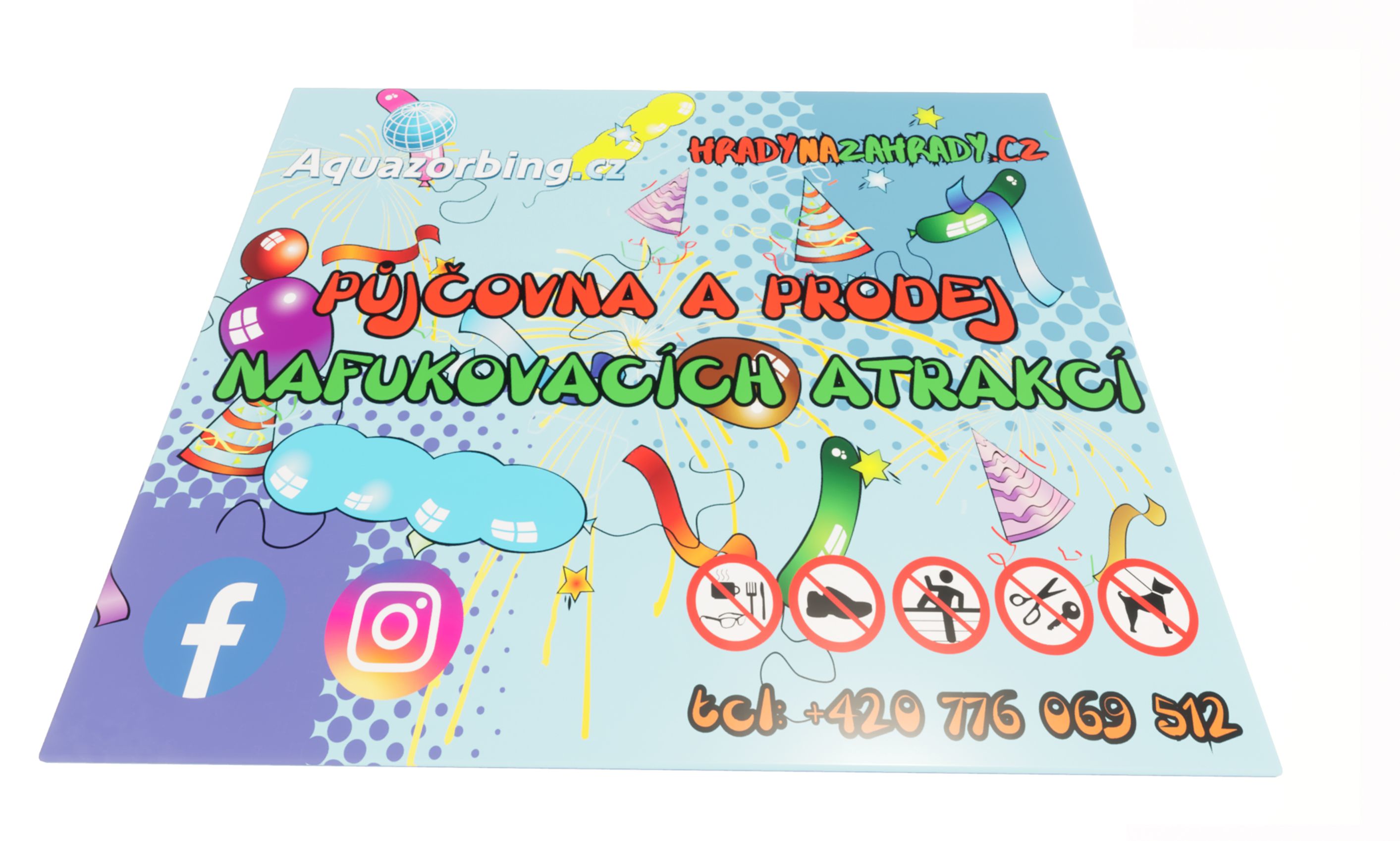 dopadová žíněnka, žíněnka ke skákacímu hradu, dopadová matrace Barva: Firemní Logo