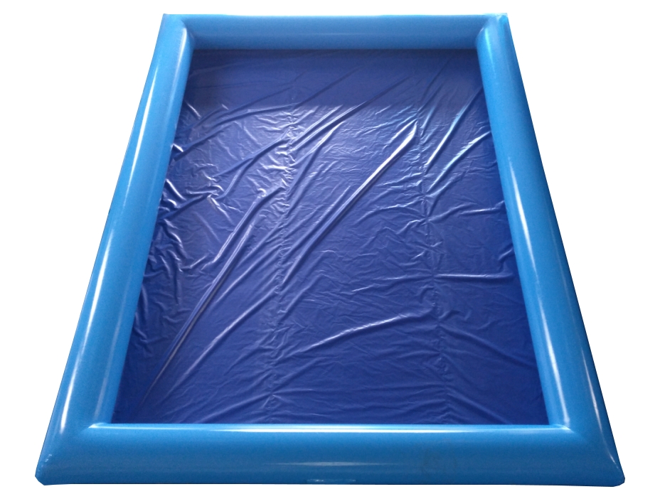 Nafukovací bazén obdélník 10x8m | pro lodičky, válce na vodní koule Aquazorbing různé velikosti Barva: Světle modrá