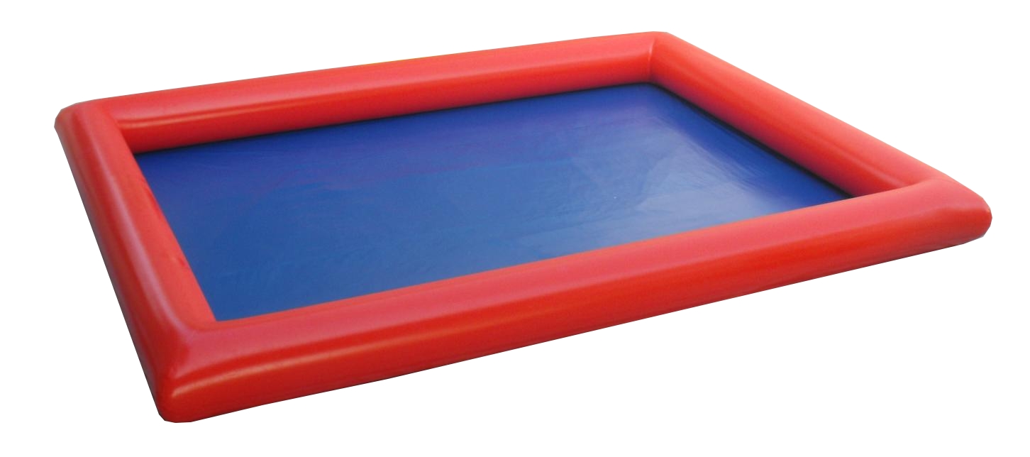 Nafukovací bazén obdélník 10x8m | pro lodičky, válce na vodní koule Aquazorbing různé velikosti Barva: Červená