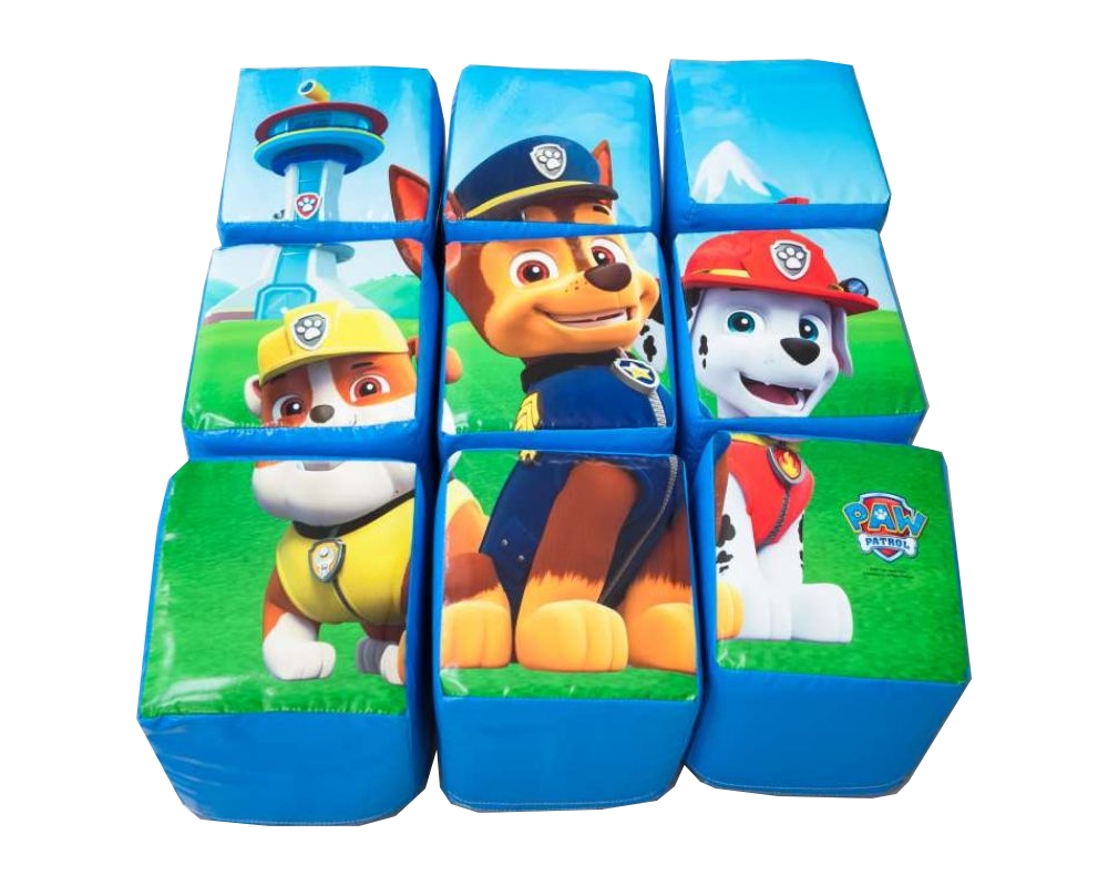 pěnové atrakce pro děti, pěnové mega kostky na hraní TÉMATIKA: Paw Patrol