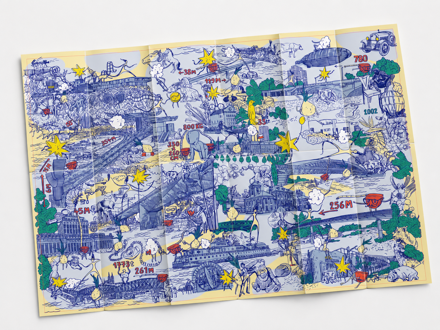 Illustrated map from Walk Prague With Us