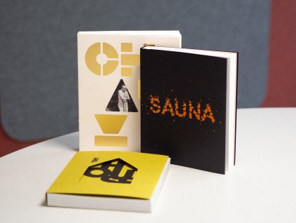 Sada knih SAUNA & CHATY + TINY HOUSE jako dárek