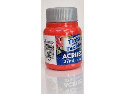 ACRILEX, farba na textil matná, 37ml, 541, Bright Red