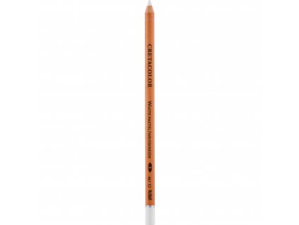 Biely pastel v ceruzke suchý, medium, odtieň: biely, tvrdosť:2