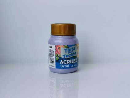 ACRILEX, farba na textil metalická, 37ml, 528, Lilas