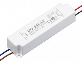 LED zdroj 12V 60W IP67 - LPV-60E-12