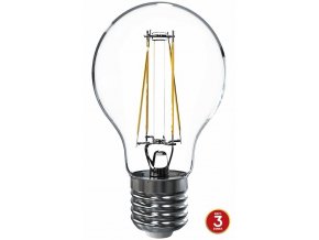 LED žárovka Tesla Filament, E27, 4W, 230V, 440 lm, 360°, teplá bílá