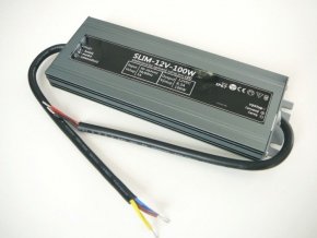LED zdroj 12V 100W IP67 slim