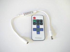 LED ovladač stmívač RF Mini 1CH, 6A