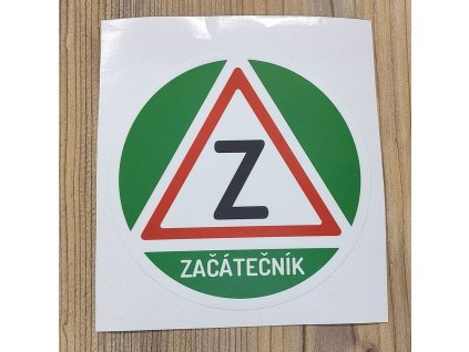 Samolepka "Začátečník"