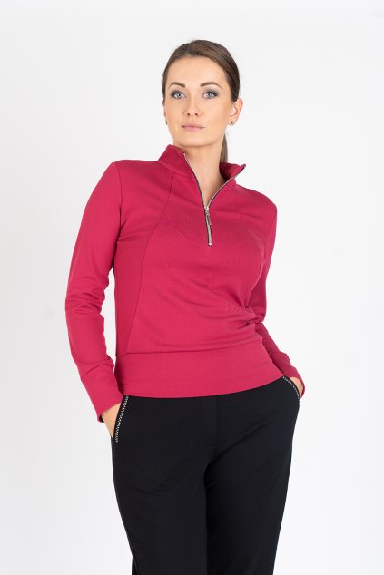 TOP AXELLO SE ZIPEM MALINOVÉ BARVY 39189