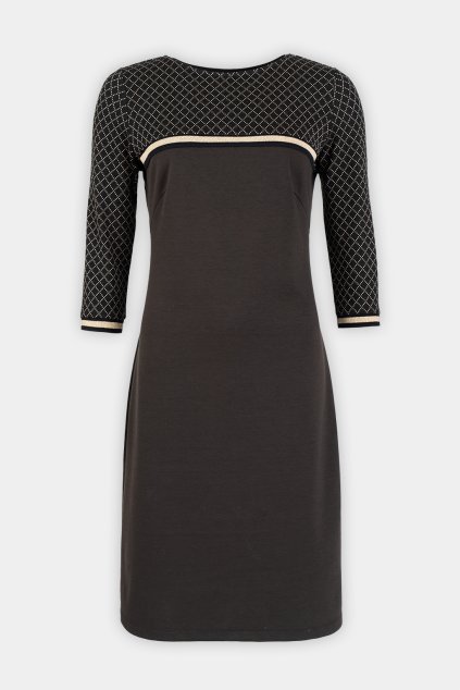 ŠATY AXELLO V HNĚDÉ VARIANTĚ  39060