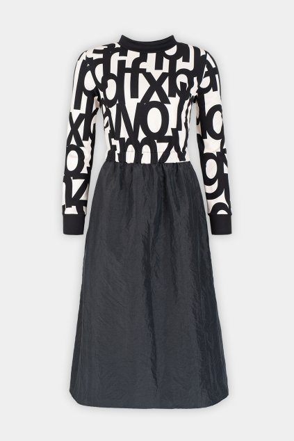 ŠATY AXELLO ČERNOBÍLÁ KOMBINACE 39128