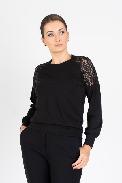 TOP AXELLO ČERNÝ S KRAJKOU 39190