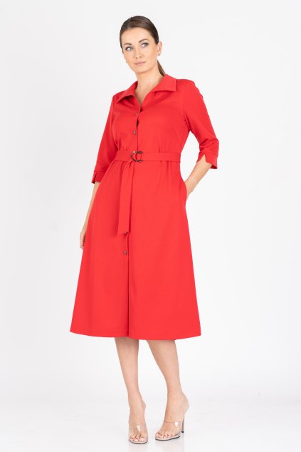 ŠATY AXELLO KOŠILOVÉ ČERVENÉ 39205