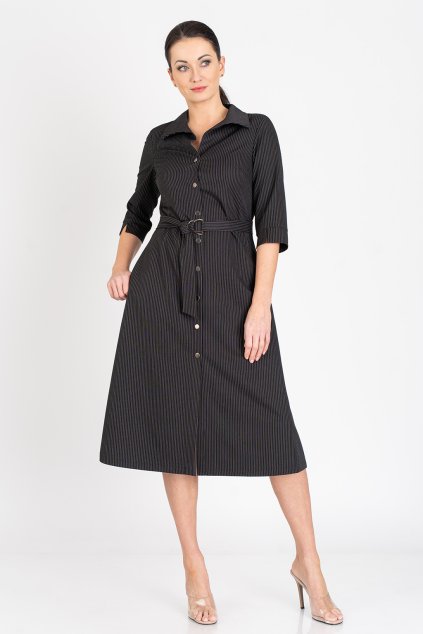 ŠATY PROUŽEK ČERNÁ AXELLO